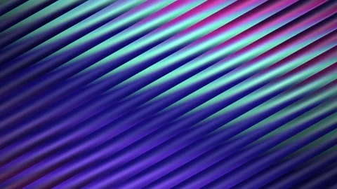 Abstract neon purple blue diagonal ribbed glass loop Stock Footage 344719465