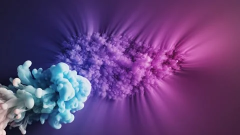 Abstract Neon Purple Explosion Stock Footage 324807552