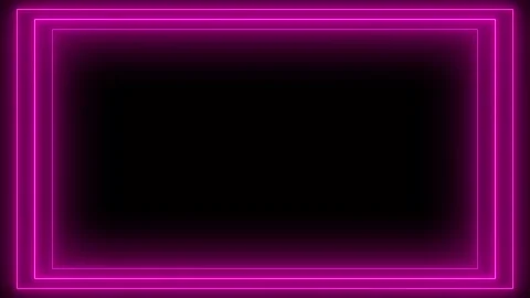 Abstract Neon Purple Frame Endless Tunnel Seamless Loop. Stock Footage 171472673