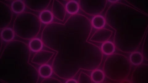 Abstract Neon Purple Geometric Pattern Motion Background with Pulsing Light.. Stock Footage 340524227