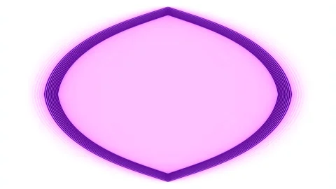 Abstract Neon Purple Oval Shape Stock Footage 284406403