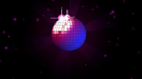 Abstract Neon Radiance Procedural Retro Disco Loop Seamless Loop Stock Footage 344090476