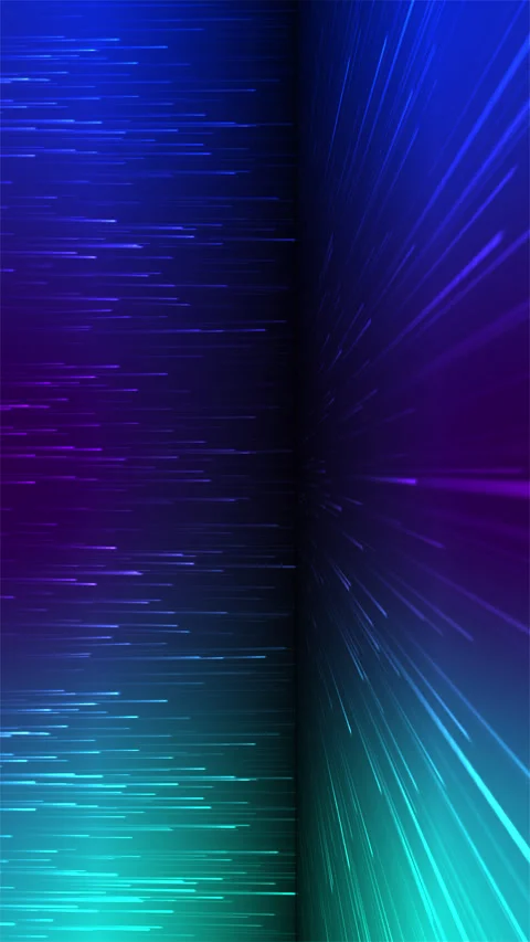 Abstract Neon Rain Background Design Blue Purple Glowing Lines Light Speed .. Video stock 297995909