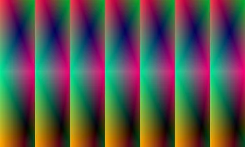 Abstract Neon Rainbow Gradient Vertical Stripes Background Stock Illustration
