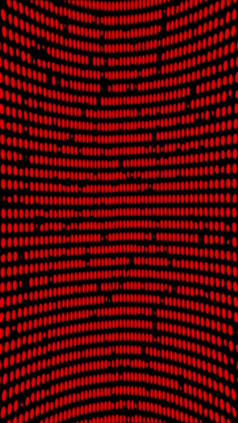 Abstract Neon Red Laser Lines Animation in Vertical with Glowing White Dots Stock Footage 335536939