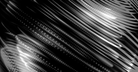 Abstract Neon Rings Stock Footage 107855432