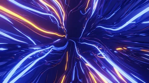 Abstract Neon Roots Background 4K Stock Footage 220794880
