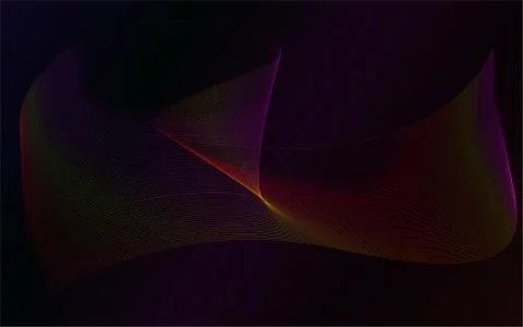 Abstract neon rows, abstract laser background, abstract neon plasma shape Stock Illustration