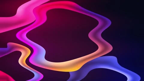 Abstract Neon Shapes Stock Footage 289124287