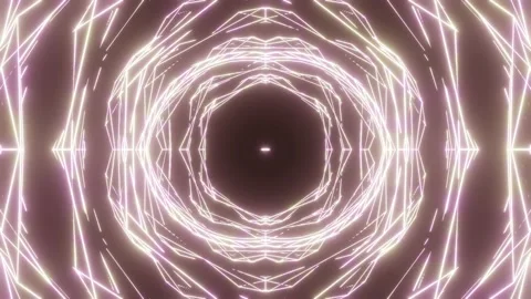 Abstract Neon Shapes Loop Animation Background 4K Stock Footage 211347464