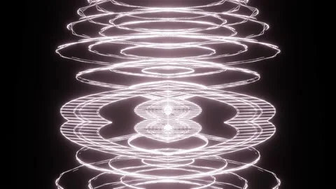 Abstract Neon Shapes Loop Animation Background 4K Stock Footage 211347500
