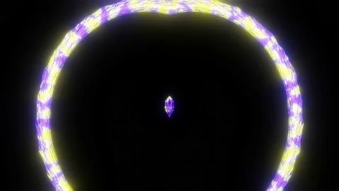 Abstract Neon Shapes VJ Loop Animation Background 4K Stock Footage 221164461