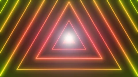 Abstract Neon Shiny Star Shape Background Loop Stock Footage 109175308