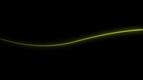 Abstract Neon Single wave Line moving Animation. Stock-Footage 322004432