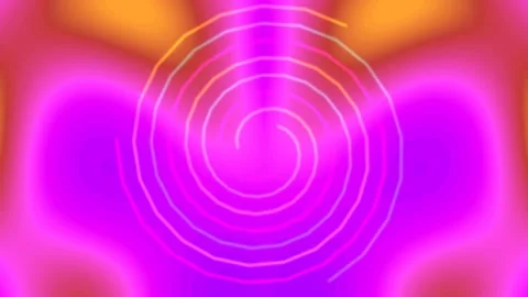 Abstract Neon Spiral Motion Background with Pulsing Blue and Pink Gradient .. Stock-Footage 332587020