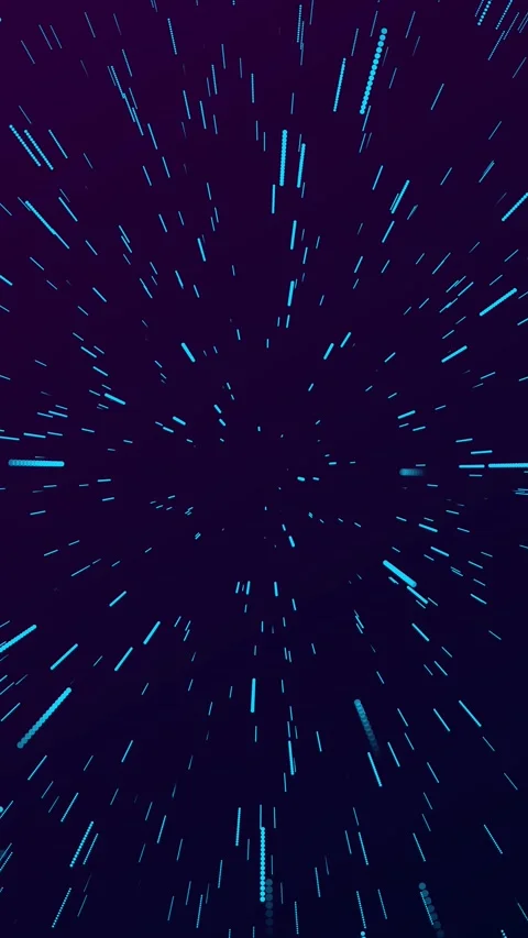 Abstract Neon Star Burst Hyperspace Background 库存影片 339062344