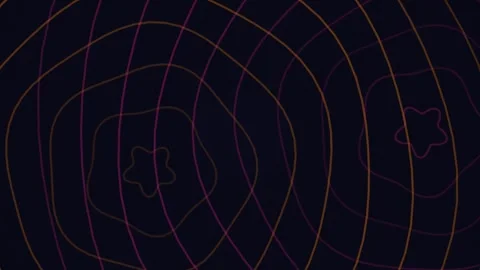 Abstract Neon Star Ripple Motion Graphics Background Stockbeeldmateriaal 330846883