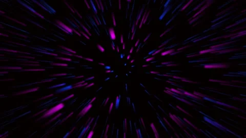 Abstract Neon Streaks Exploding Outwards from a Dark Center background ligh.. Stock Footage 321453340