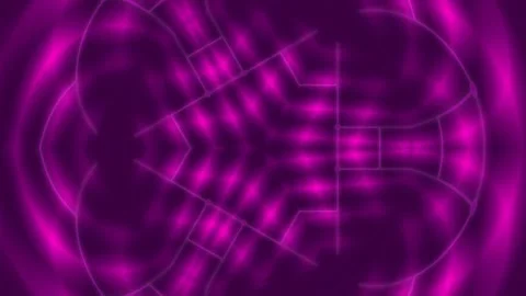 Abstract neon tech network data flow futuristic glowing connection background Stock Footage 337656943