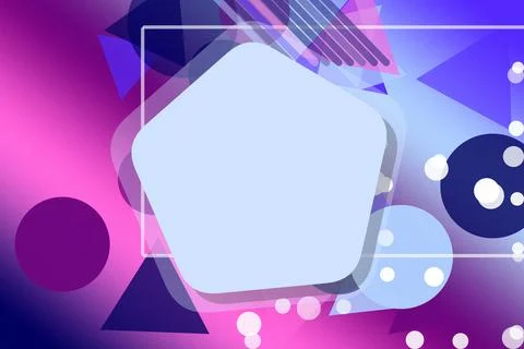 Abstract neon technology artwork featuring glowing bubble shapes and layere.. 스톡 일러스트