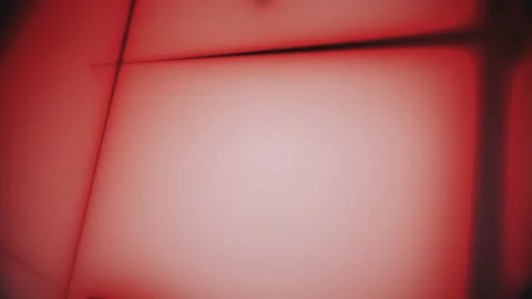 Abstract neon triangle tunnel motion background. Computer generated neon tunnel Stock Footage 142233204