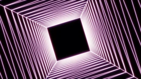Abstract Neon Tunnel Background Stock Footage 288062168