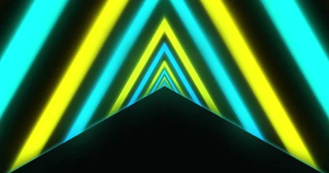 Abstract neon tunnel Stock Footage 240104473