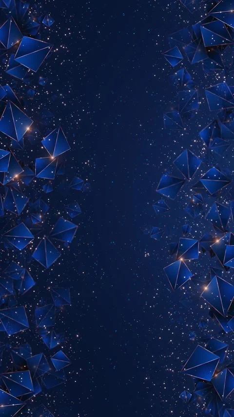 Abstract neon tunnel with glowing triangle shapes futuristic and immersive atmos Stock Footage 341898422