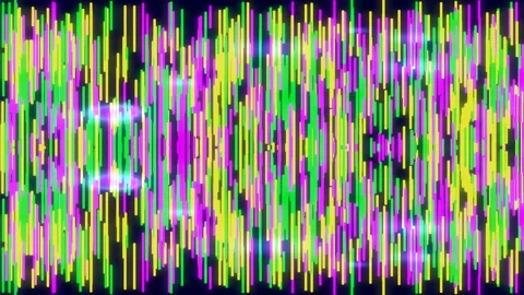 Abstract Neon Vertical Lines Motion Background Stock Footage 332564170