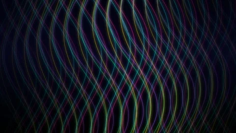 Abstract Neon Vertical Waves Loop Background 스톡 동영상 341567743