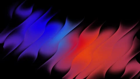 Abstract Neon Wave Gradient with Blue to Red Glow Effect Stock Footage 340124002