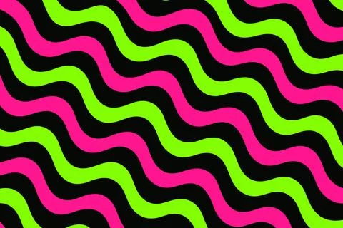 Abstract Neon Wave Pattern Background Design Stock-Illustration