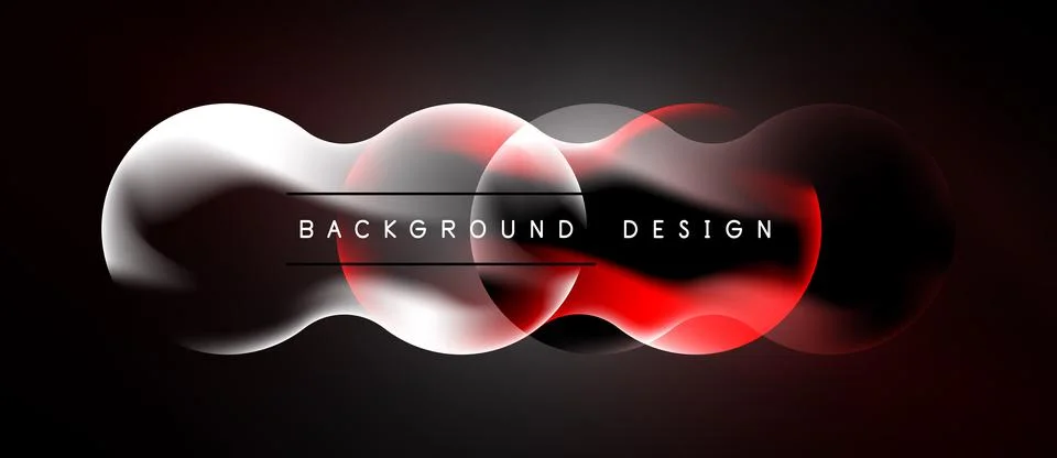 Abstract neon waves, red, white, gray. Dynamic flowing lines over black イラスト素材