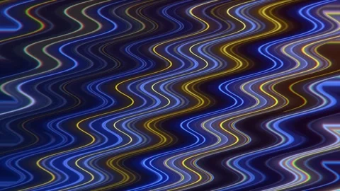 Abstract Neon Wavy Lines Background Stock Footage 284394577