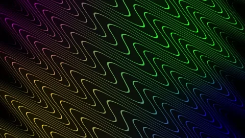 Abstract Neon Zigzag Pattern Background Stock Footage 332468354