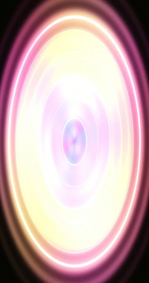 Abstract neon_rings gradient animated background with citrus mid colors Stock Footage 331273848