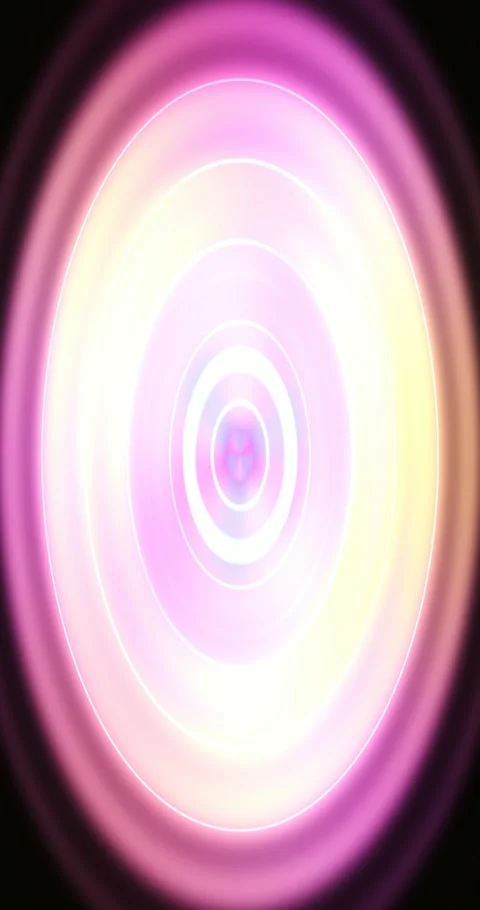 Abstract neon_rings gradient animated background with golden mid colors Stock Footage 331313635