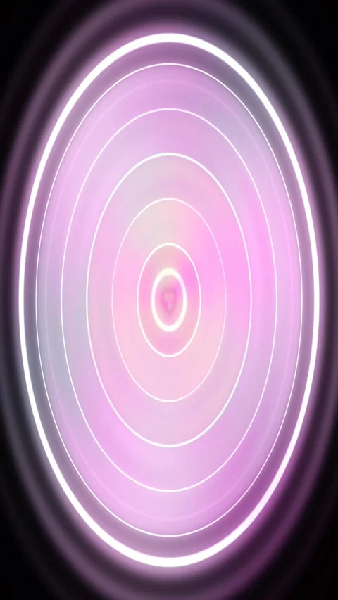 Abstract neon_rings gradient animated background with magenta deep colors Stock Footage 331316870