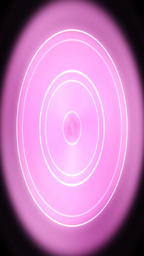 Abstract neon_rings gradient animated background with rose mid colors Stock Footage 331548387
