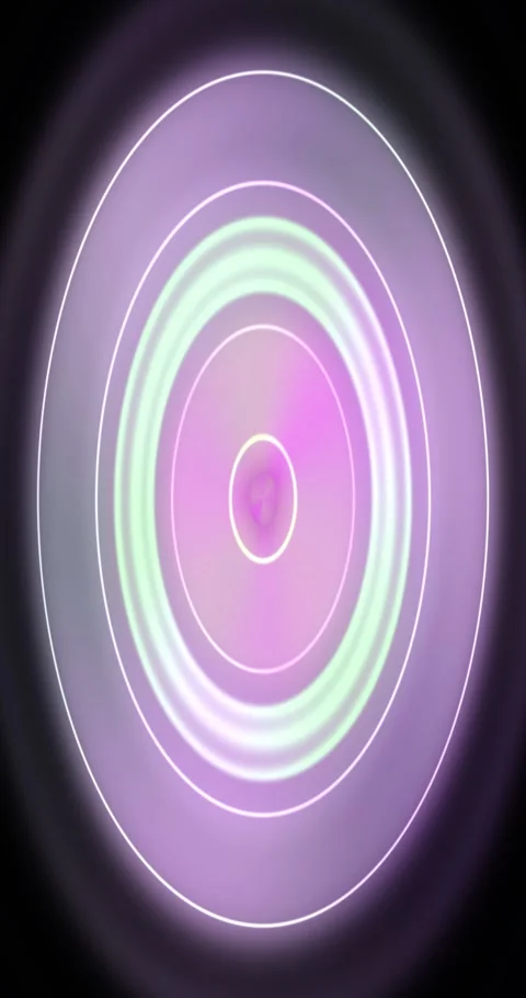 Abstract neon_rings gradient animated background with purple deep colors Stock Footage 331639058