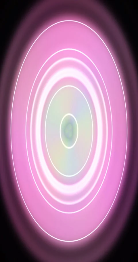 Abstract neon_rings gradient animated background with orchid deep colors Stock Footage 331739246