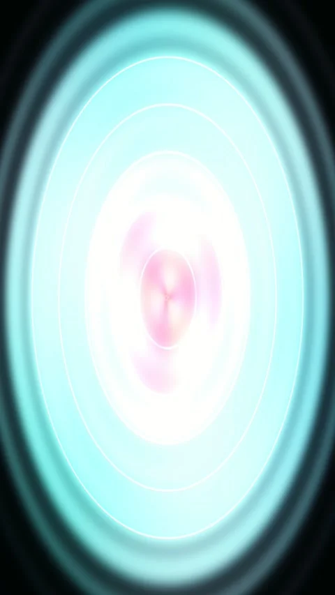 Abstract neon_rings gradient animated background with seafoam mid colors Stock Footage 331829650