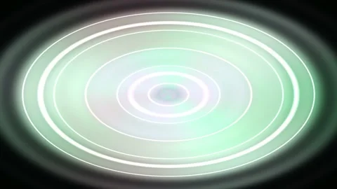 Abstract neon_rings gradient animated background with mint deep colors Stock Footage 331888559