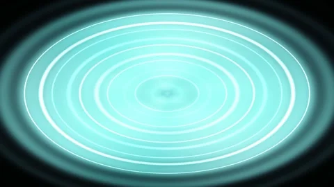 Abstract neon_rings gradient animated background with teal deep colors Stock Footage 331928417