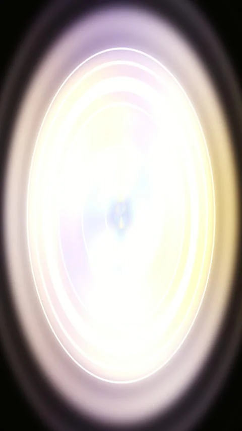 Abstract neon_rings gradient animated background with golden mid colors Stock Footage 332091150