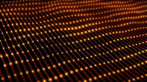 Abstract net connection motion background loop orange 스톡 동영상 98995699
