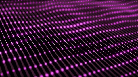 Abstract net connection motion background loop pink Stock Footage 98995826