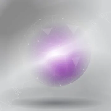 Abstract Net Futuristic background  - Vector Illustration Stock Illustration