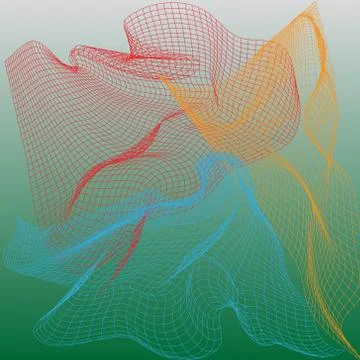Abstract nets Stock Illustration