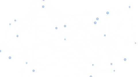 Abstract Network Animation with Floating Nodes and Connecting Lines Vidéo 334362719